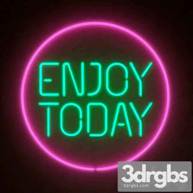 Light Modules Set 121 Neon 3D Model Free