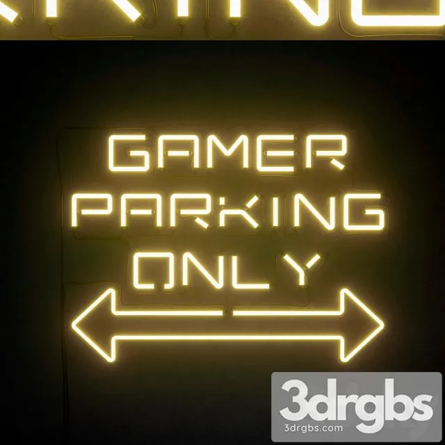 Light Modules Set 87 Neon 3D Model Free