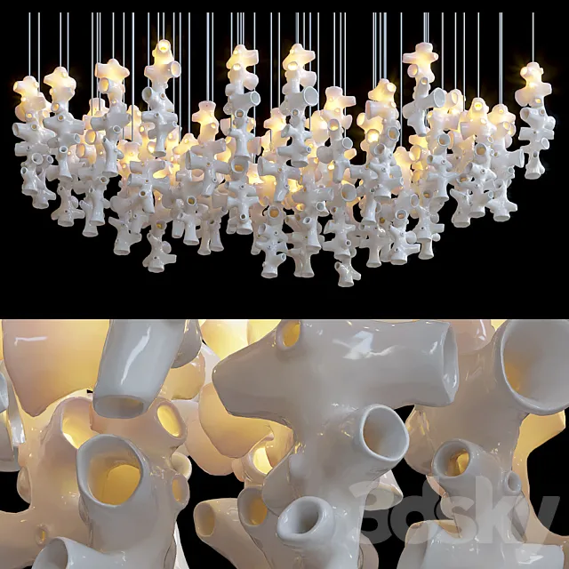 Light sculpture - Vargov Design 3D Model