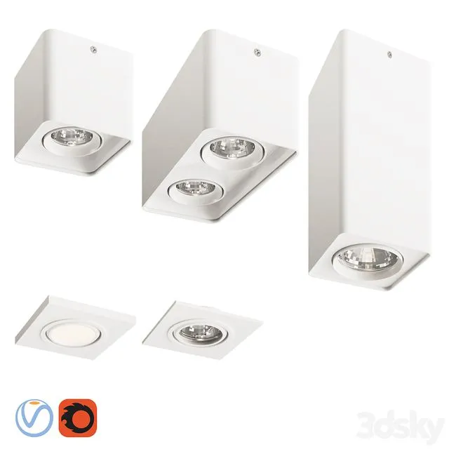 Light Star Monocco White 3D Model