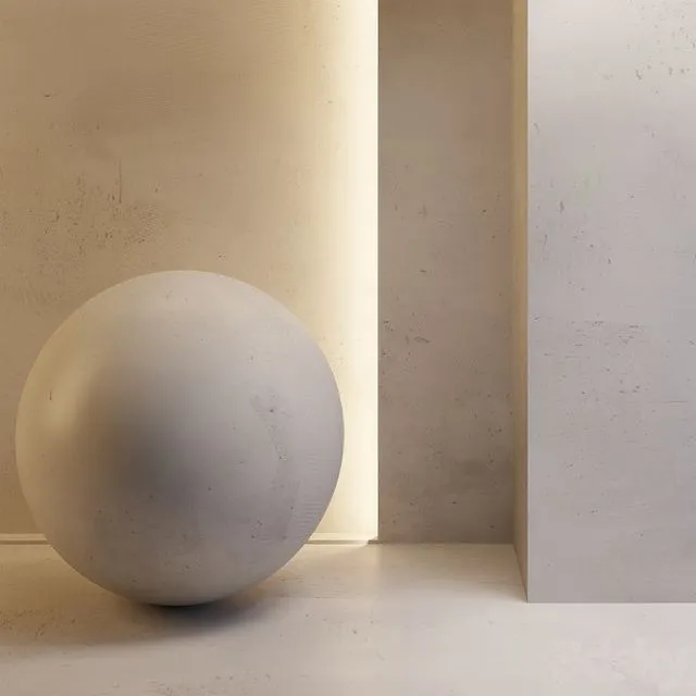 Light wall plaster 3D Model