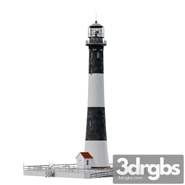 Lighthouse Fireisland Lighthouse 3D Model Free