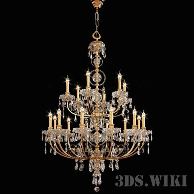 lighting - Almerich 2435 classic chandelier 3D Model
