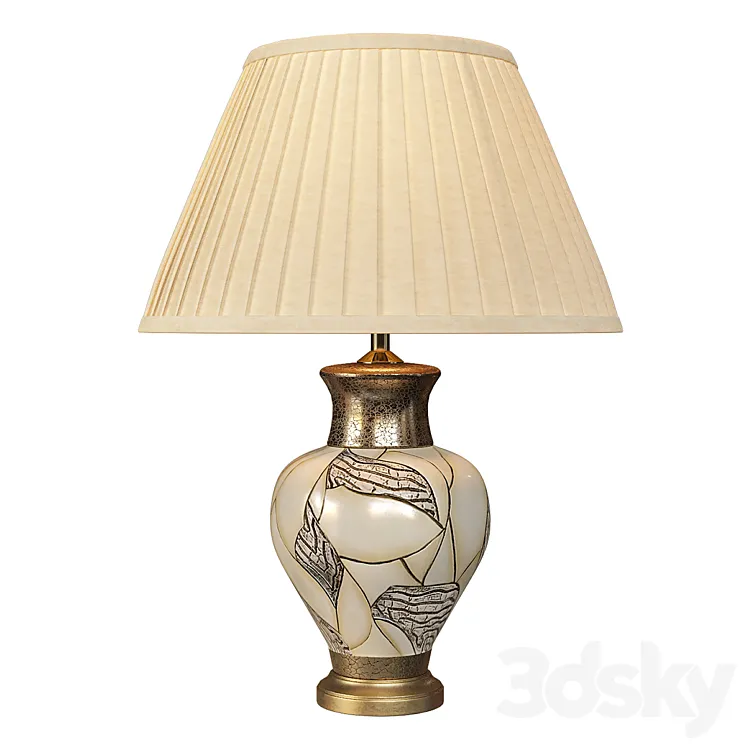 Lighting and Interiors – Lincoln Table Lamp Base 3D Model Free Download