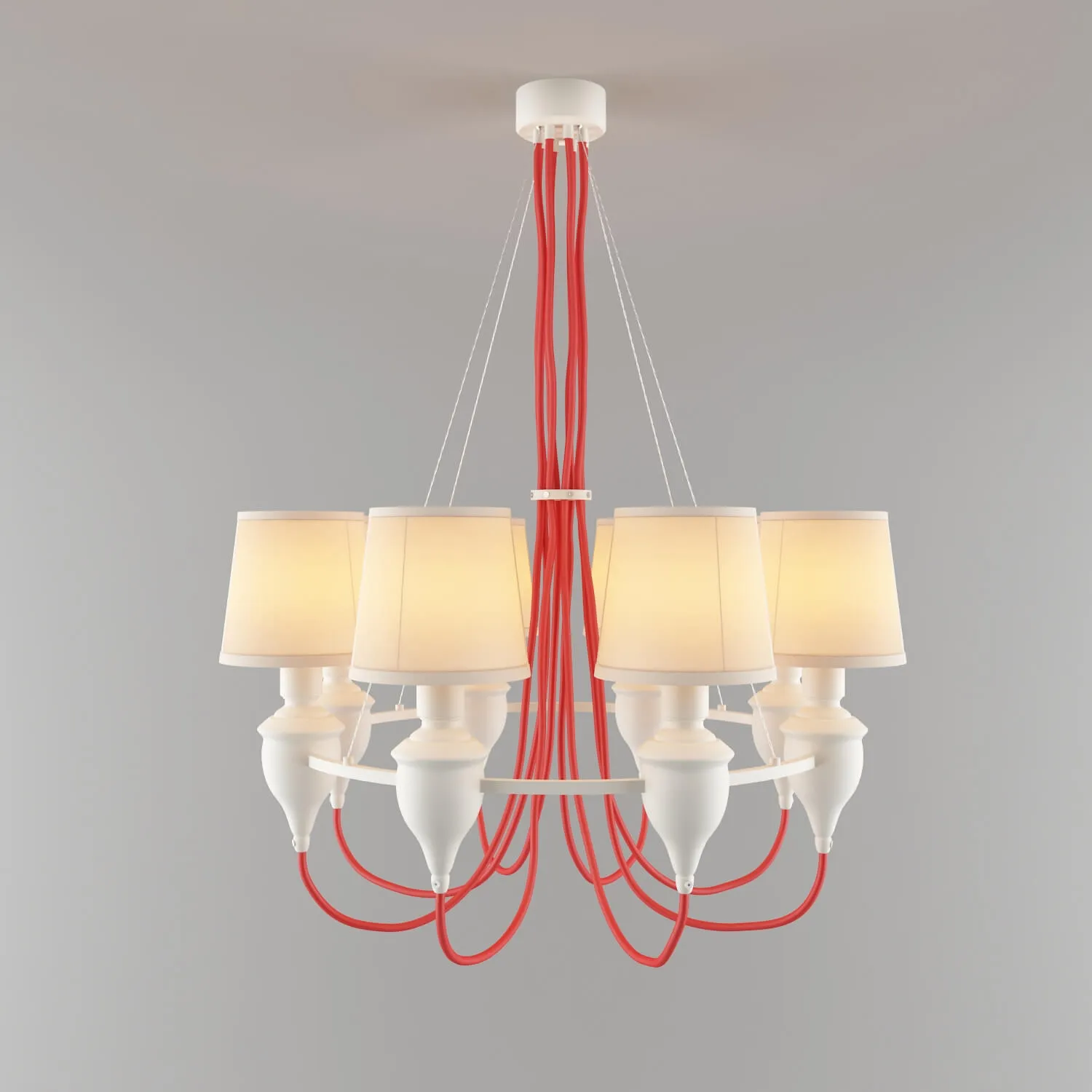lighting - Arte Lamp A3325LM-8WH Lamps suspended 3D Model