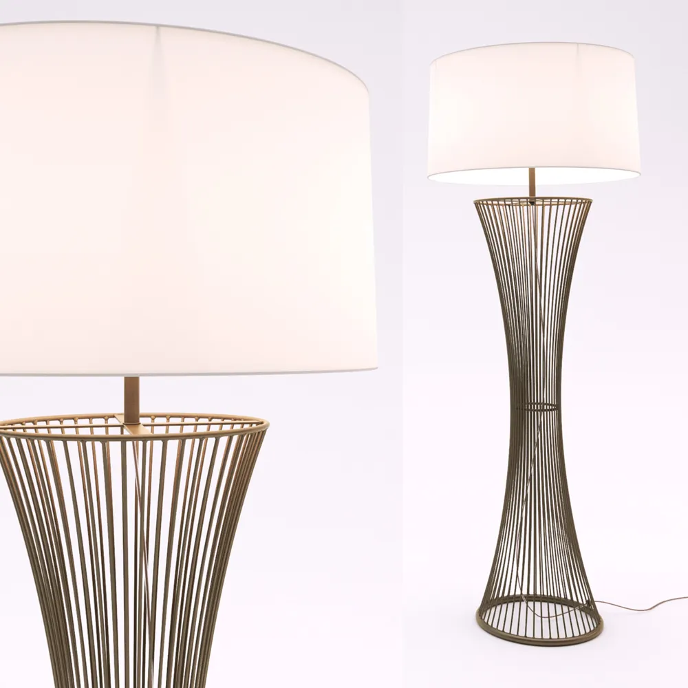 lighting - Arteriors Camille floor lamp 06 3D Model