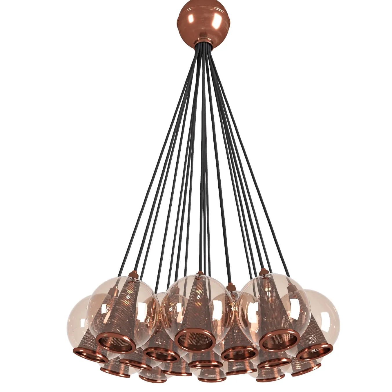 lighting - Arteriors caviar adjustable bouquet 3D Model