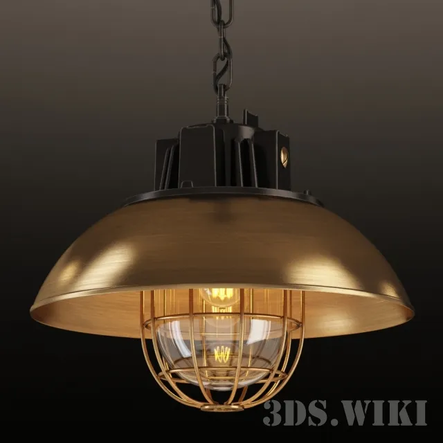 lighting - ASTOR CHANDELIER CH099-1-BRS 3D Model