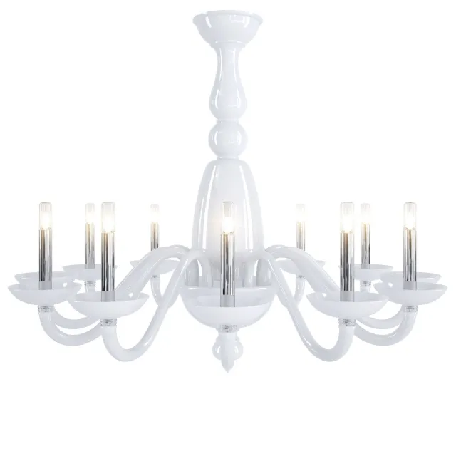lighting - Barovier & toso Palladiano chandelier 3D Model