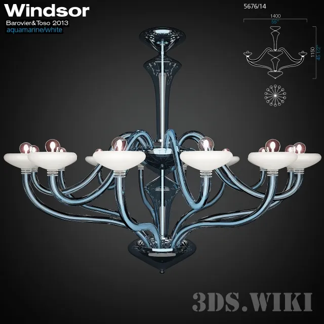 lighting - Barovier&Toso Windsor 3D Model