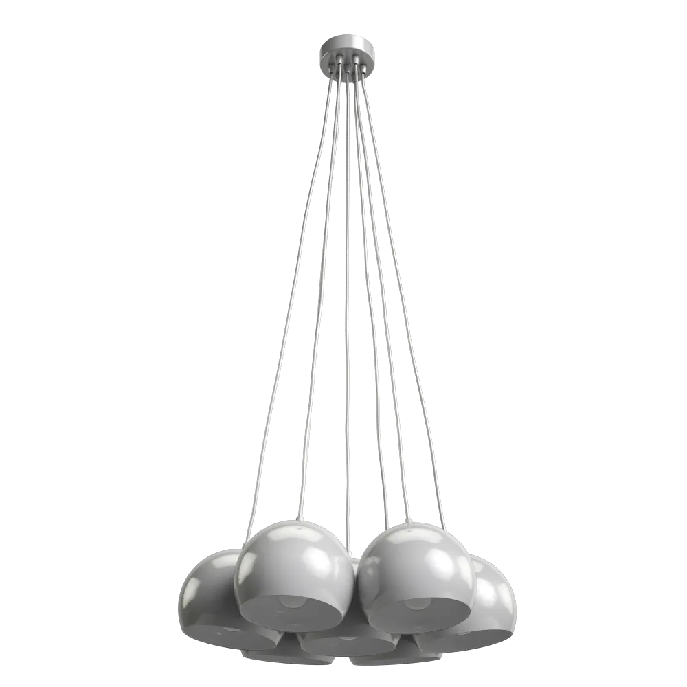 lighting - Beautiful Ceiling Chandelier 3D Model