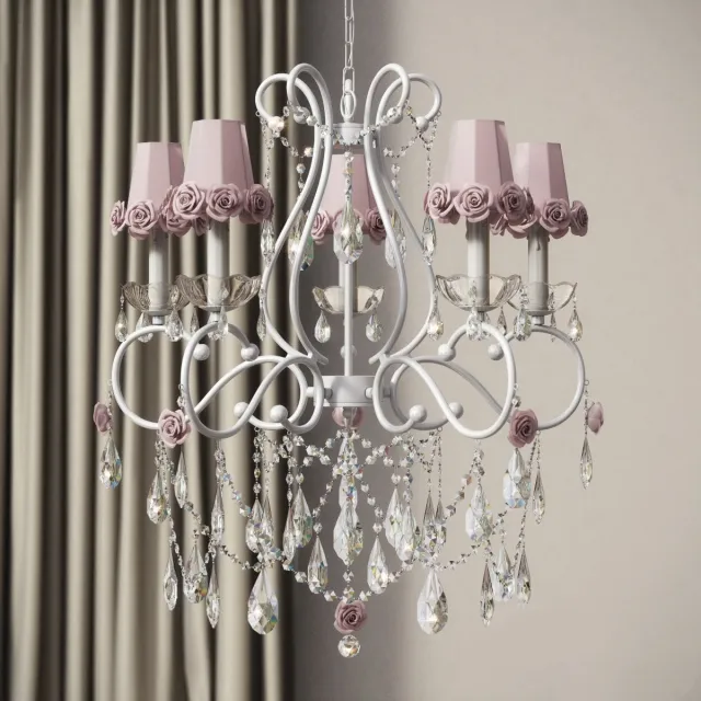 lighting - Bebe Diva  5 lights chandelier 3D Model