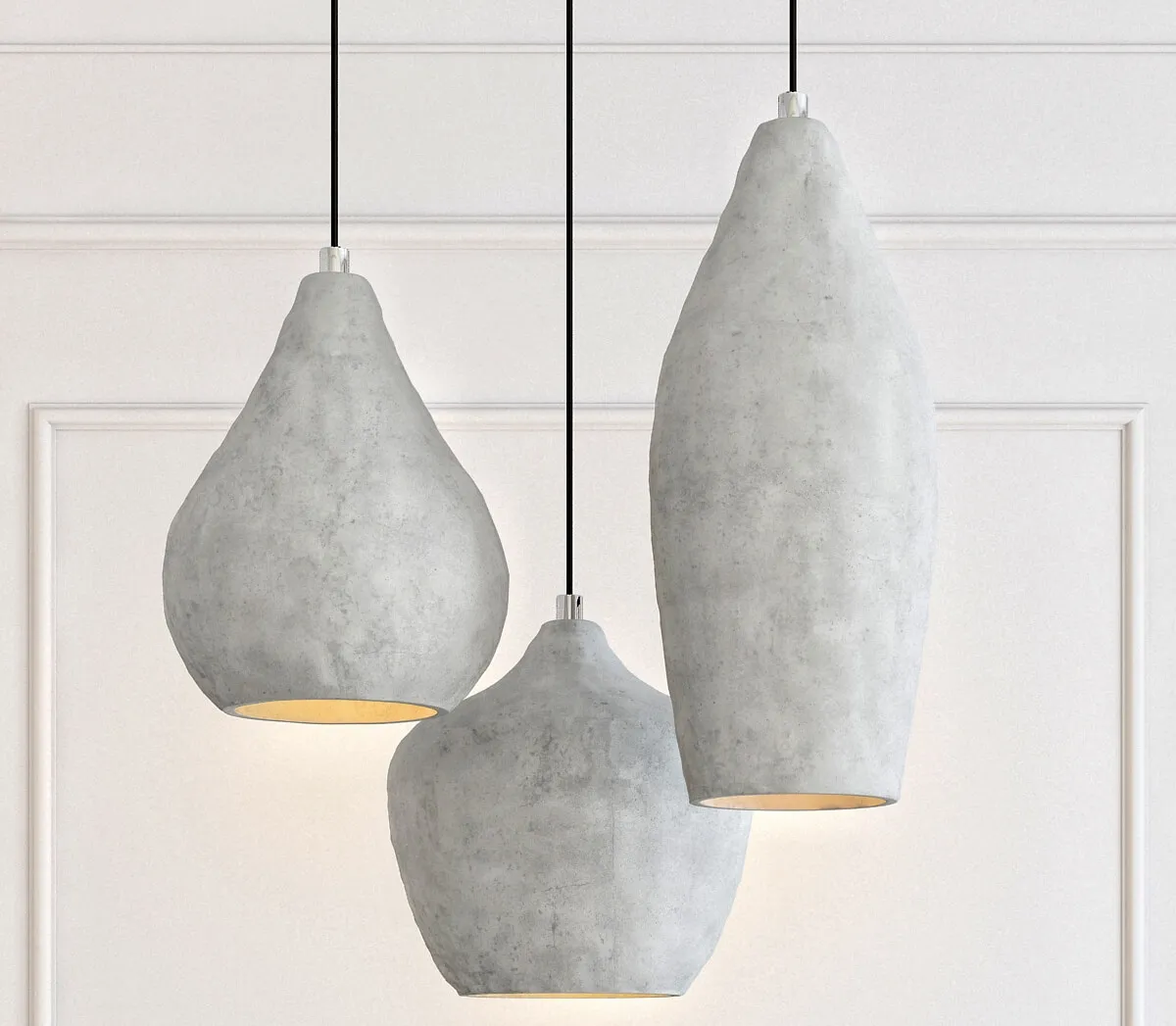 lighting - BETON pendant lamp 3D Model