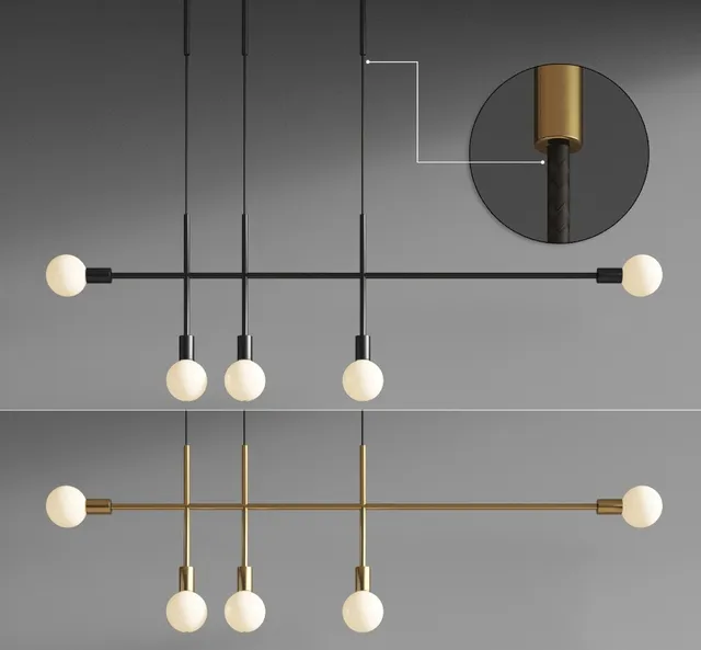 lighting - Bigkick Pendant lamp Volkerhaug 3D Model