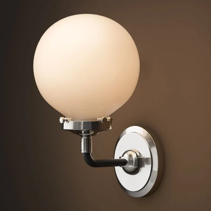 lighting - Bistro globe clear glass single sconce 3D Model