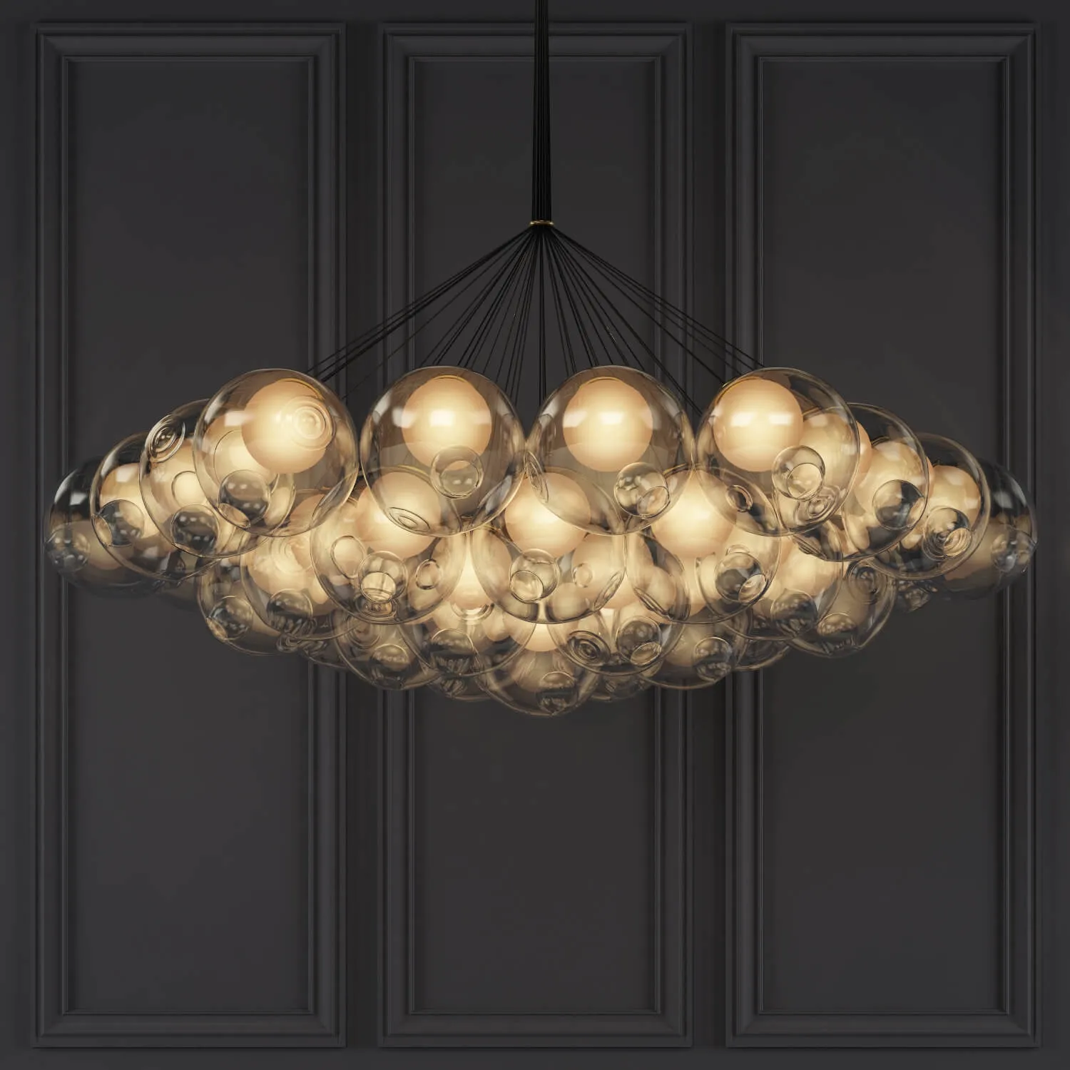 lighting - Bocci 37-Bulb Cluster Chandelier 3D Model