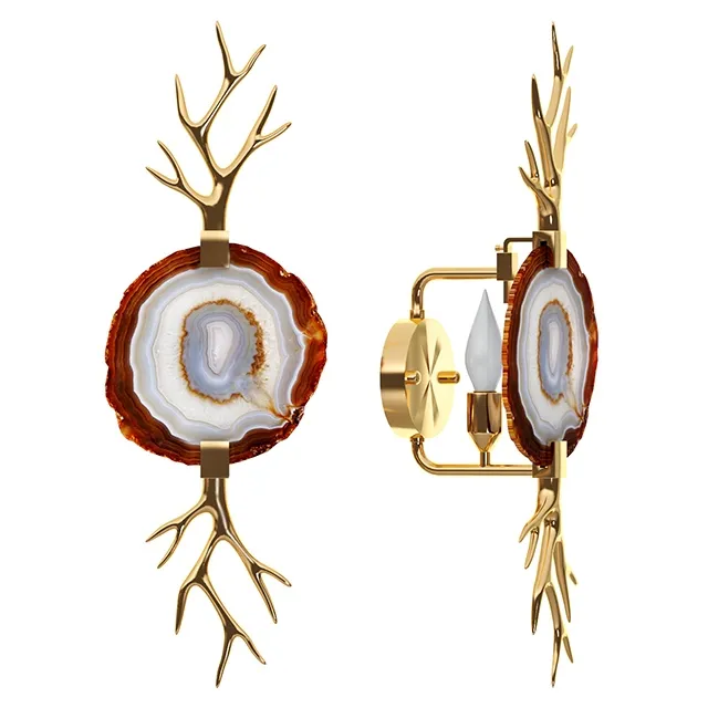 lighting - Bra Branch Agate Sconce emporium home 3D Model