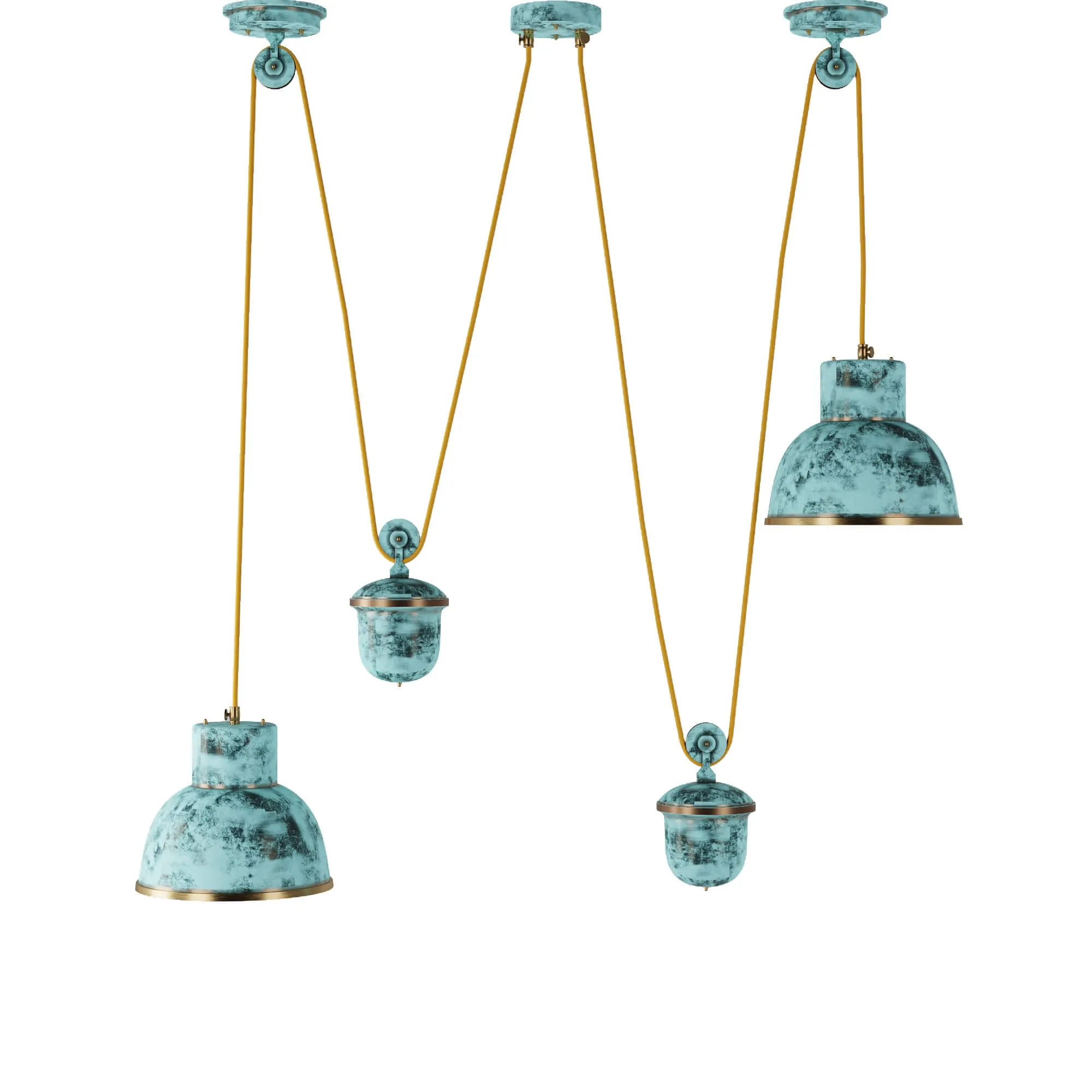 lighting - Brass lamp ART 2362 from Pikartlights 3D Model