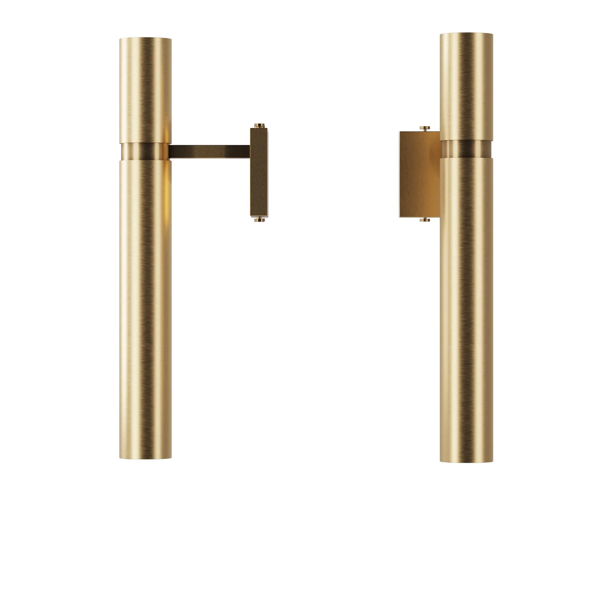 lighting - Brass sconces Tube art. 3423 from Pikart lights 3D Model