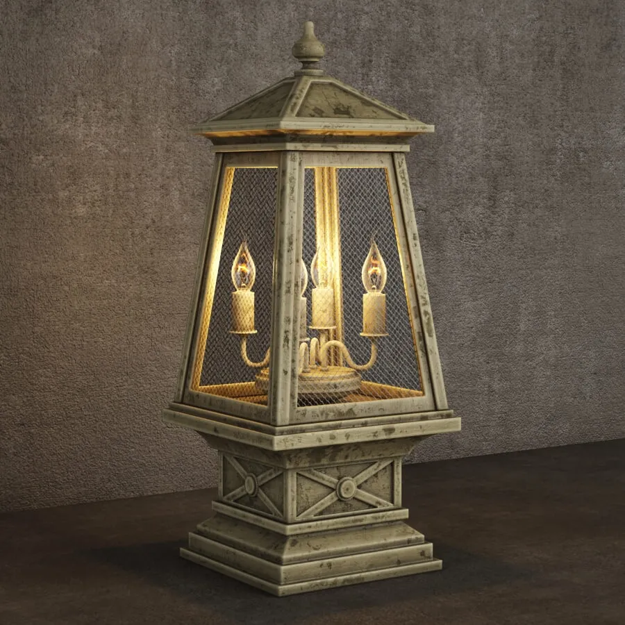 lighting - Camp Table Lamp Tl056-4 3D Model
