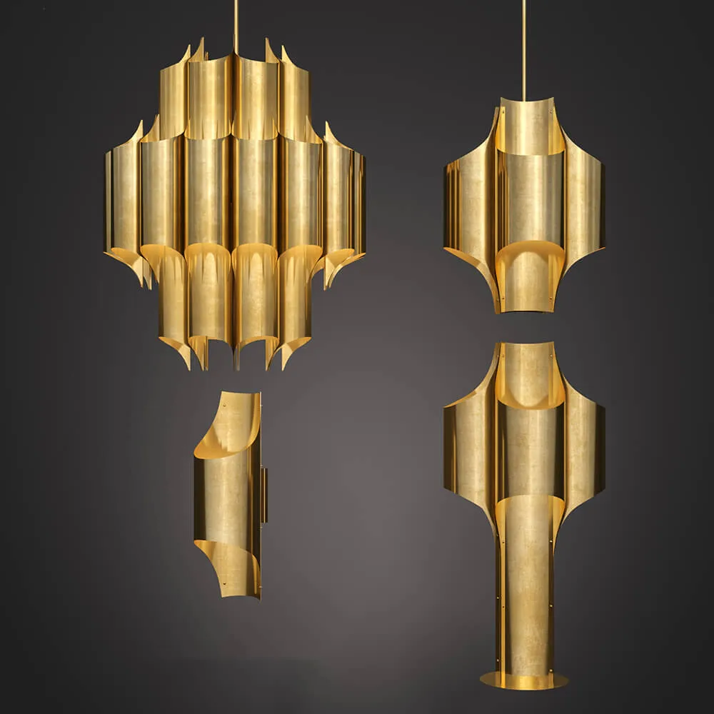lighting - CATHEDRAL BRASS luminaire collection 3D Model