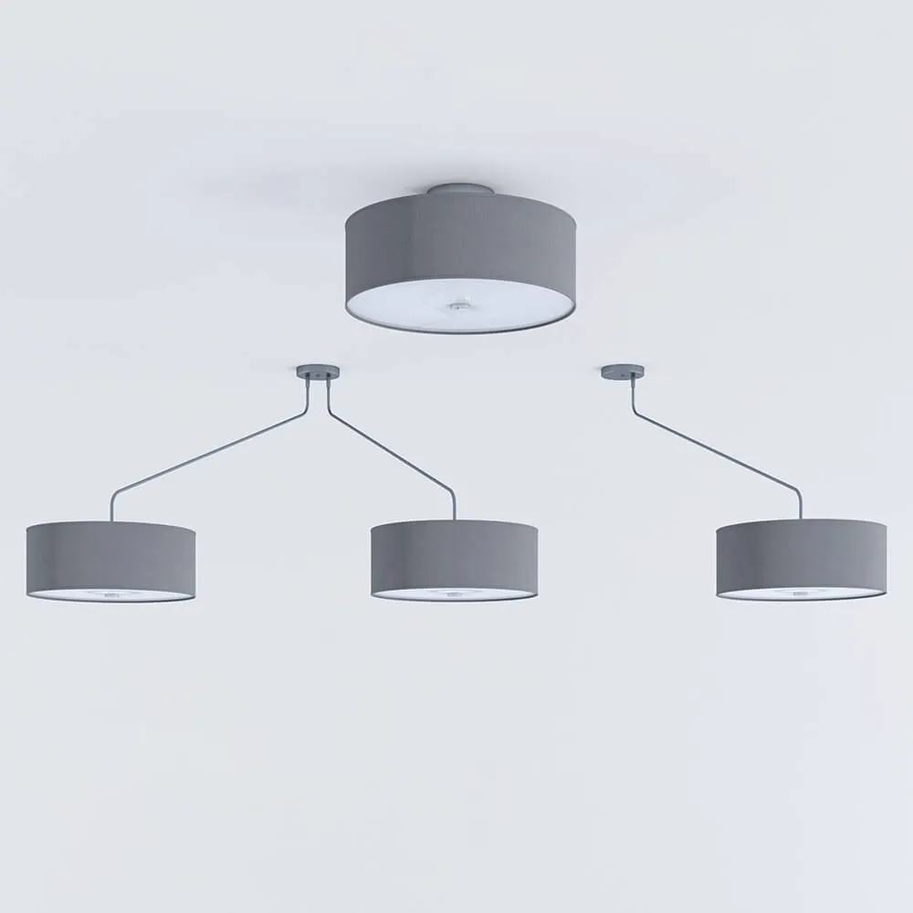 lighting - Ceiling chandelier Nowodvorski HAWK GRAY 3D Model