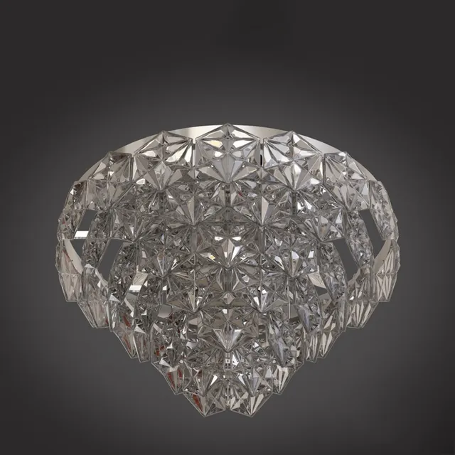 lighting - Ceiling chandelier with Bogate's crystal 29612 Strotski 3D Model