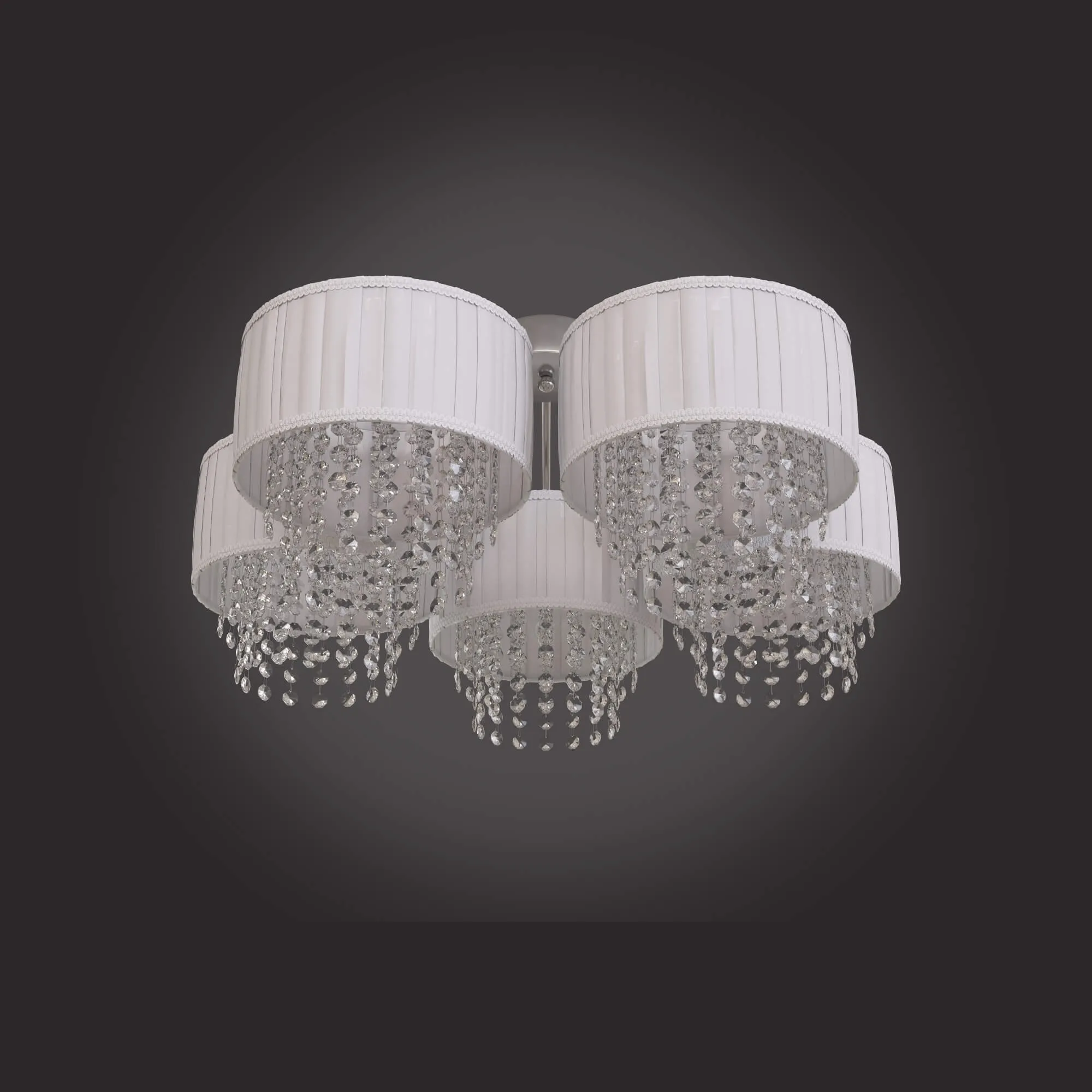 lighting - Ceiling chandelier with crystal Bogate 392465 ​​Strotskis 3D Model