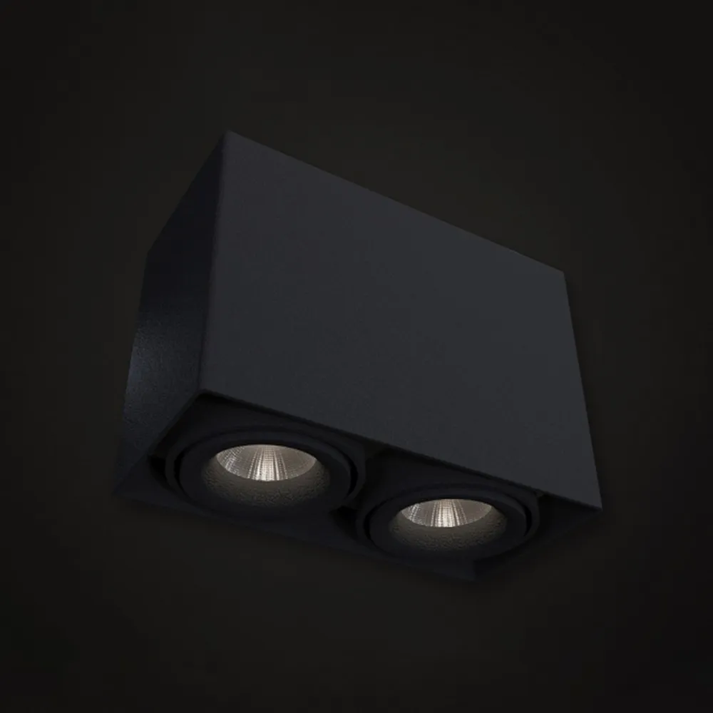 lighting - Ceiling lamp Donolux DL18610 / 02WW-SQ Shiny Black 3D Model