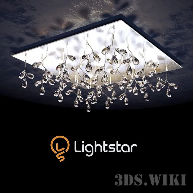lighting - Ceiling lamp Lightstar Soave 744164 3D Model