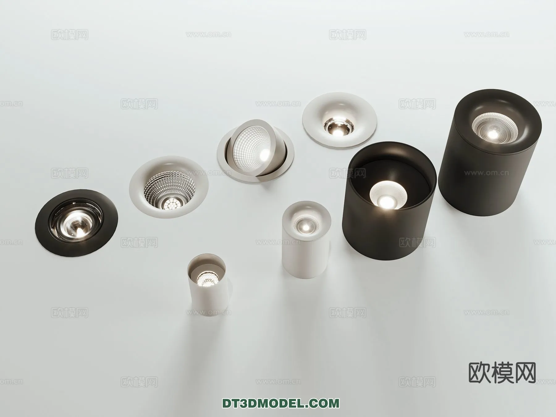 LIGHTING - CEILING LIGHT - 3D Model For Interior Design - 1202
