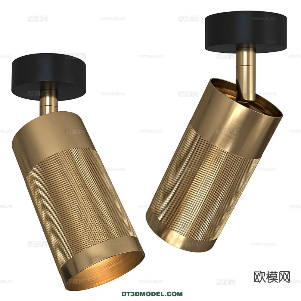 LIGHTING - CEILING LIGHT - 3D Model For Interior Design - 1203