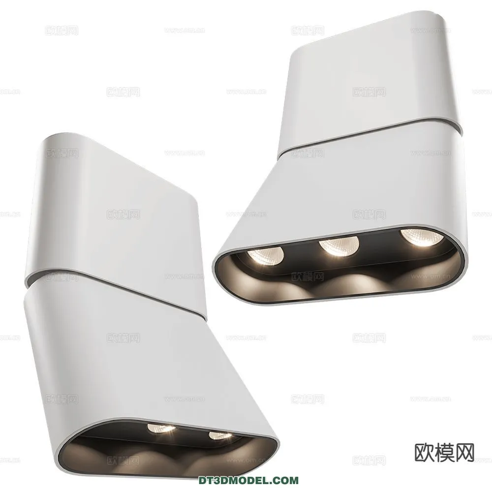LIGHTING - CEILING LIGHT - 3D Model For Interior Design - 1222