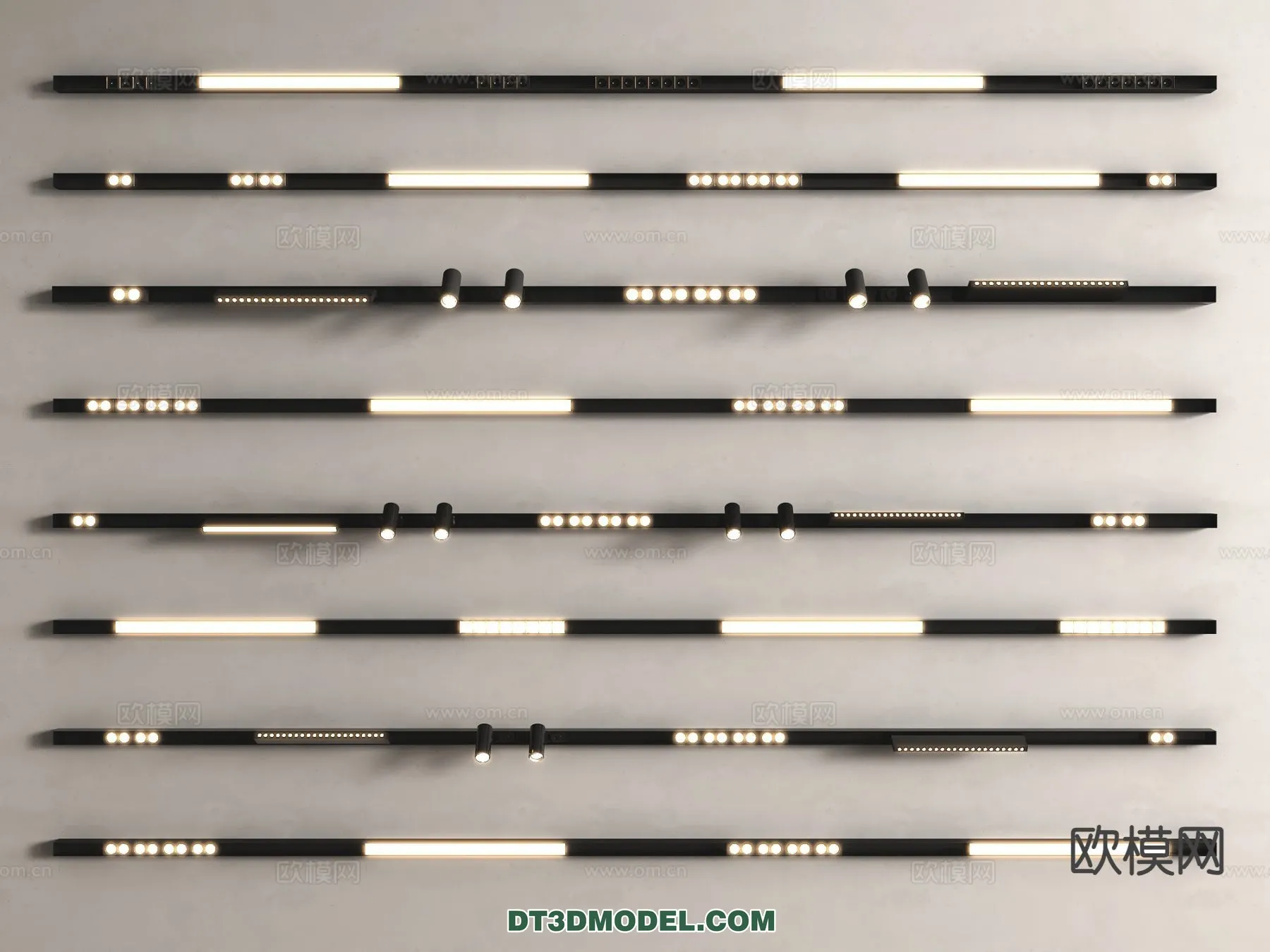 LIGHTING - CEILING LIGHT - 3D Model For Interior Design - 1226