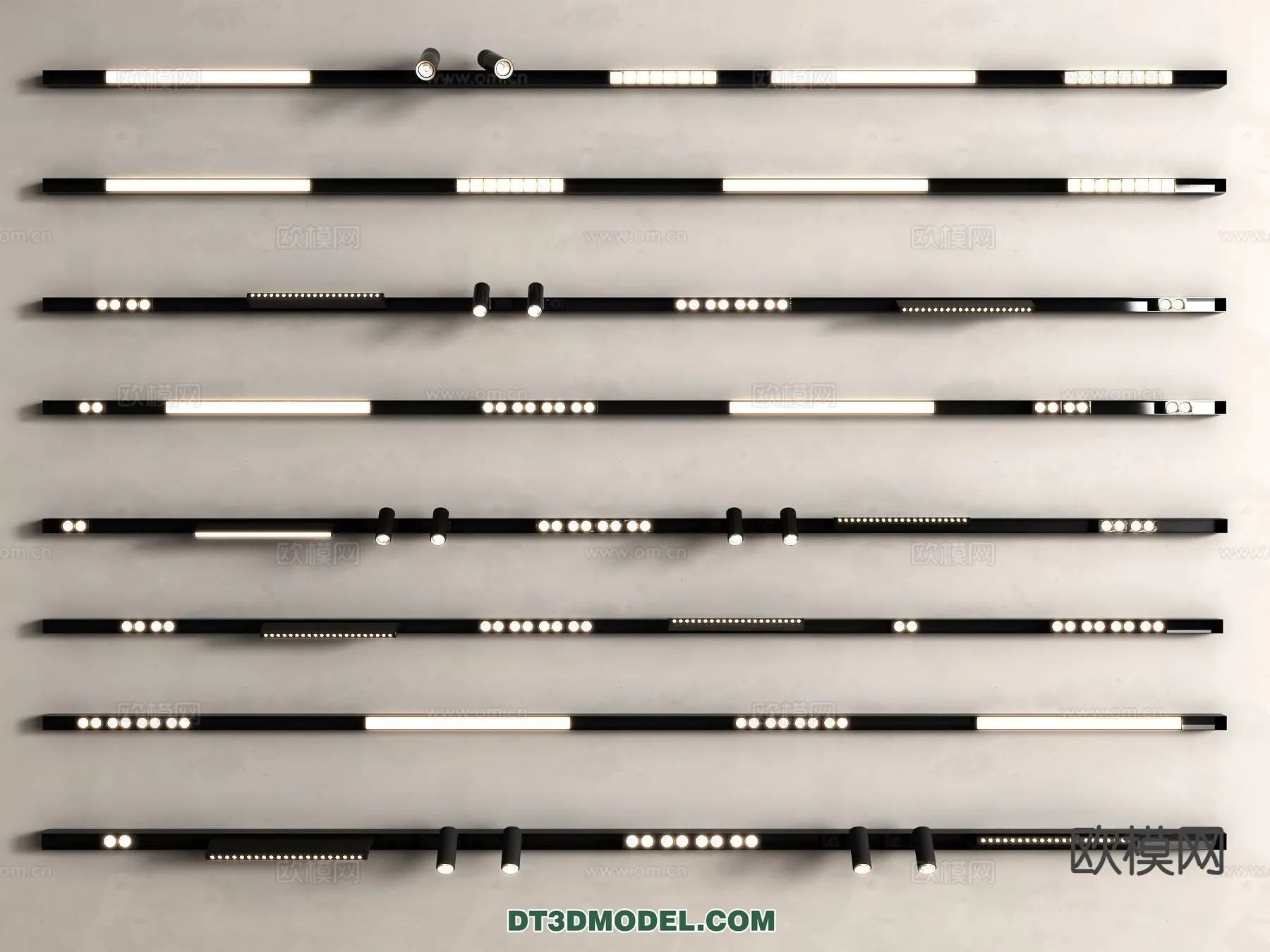 LIGHTING - CEILING LIGHT - 3D Model For Interior Design - 1231