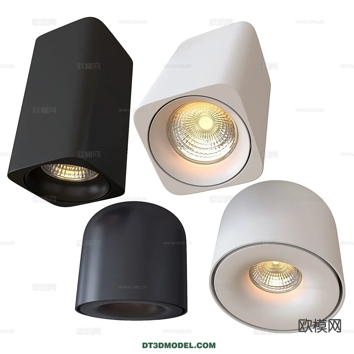 LIGHTING - CEILING LIGHT - 3D Model For Interior Design - 1242