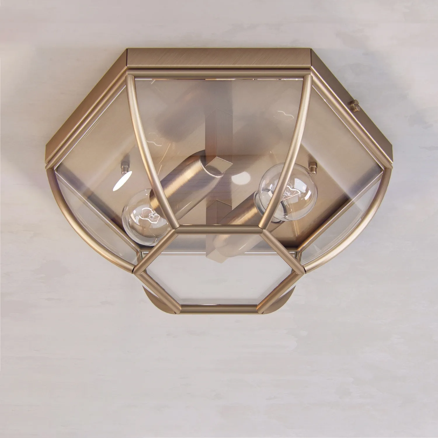 lighting - Ceiling light Cremasco 981  2PL-PC-BR.c 3D Model