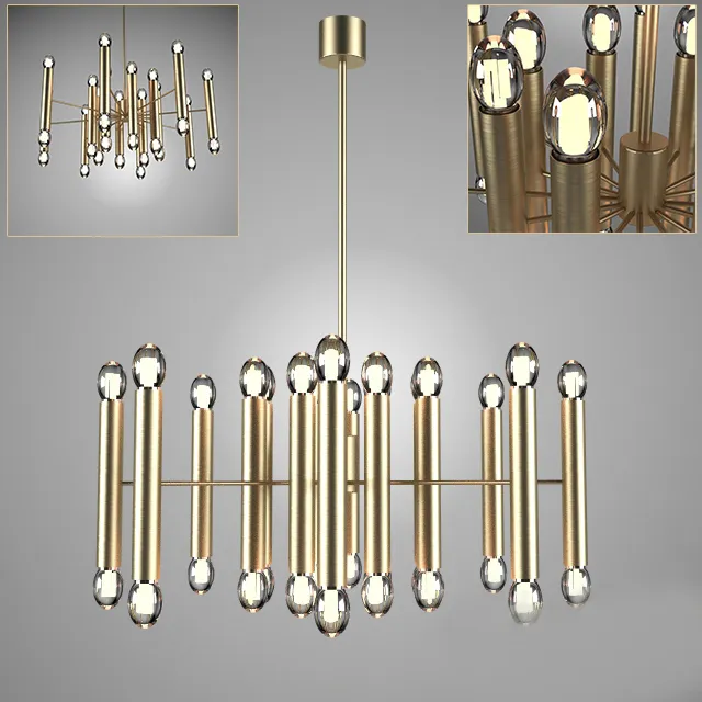 lighting - Ceiling light Eurosvet 008 3D Model