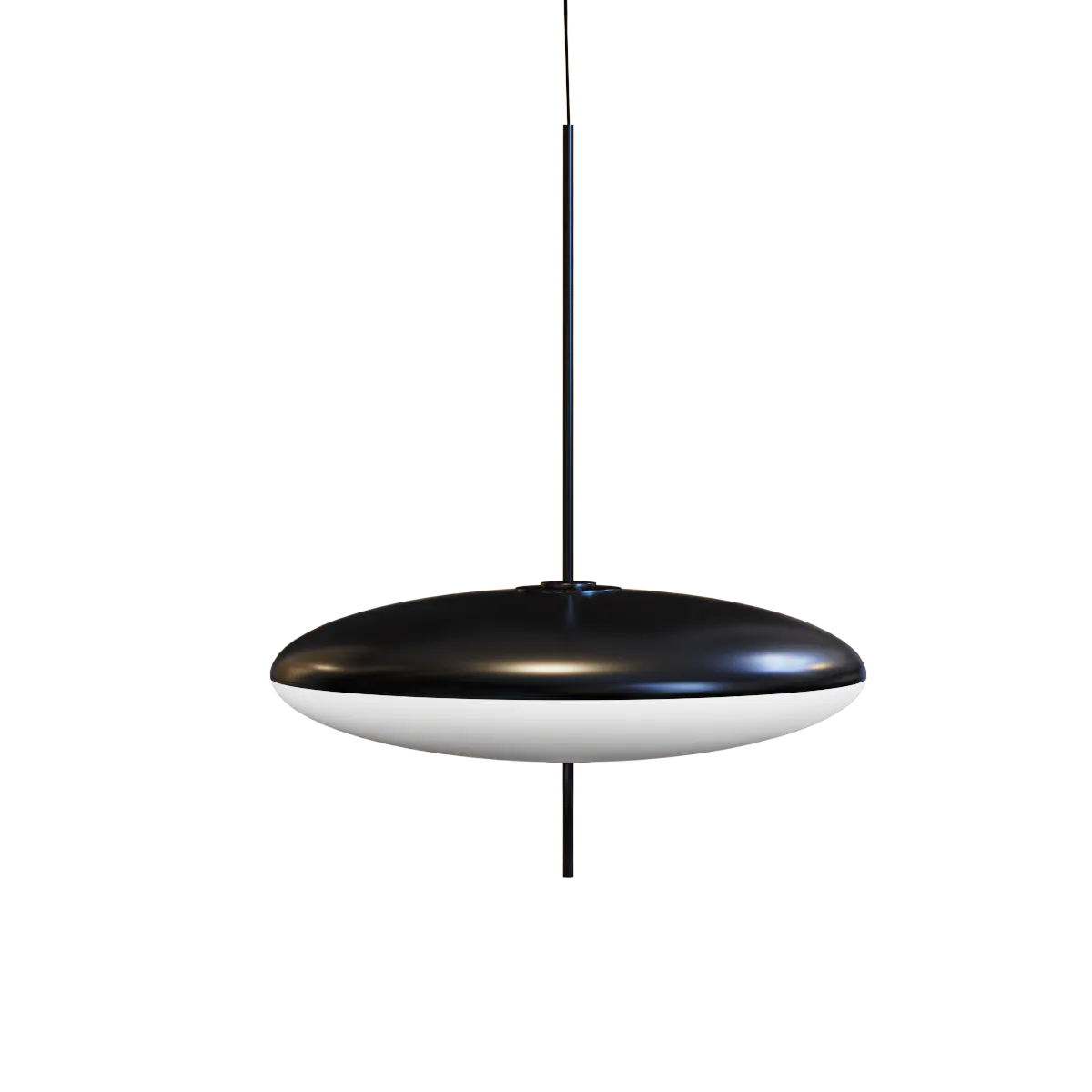 lighting - Ceiling Light in black and white 3D Model