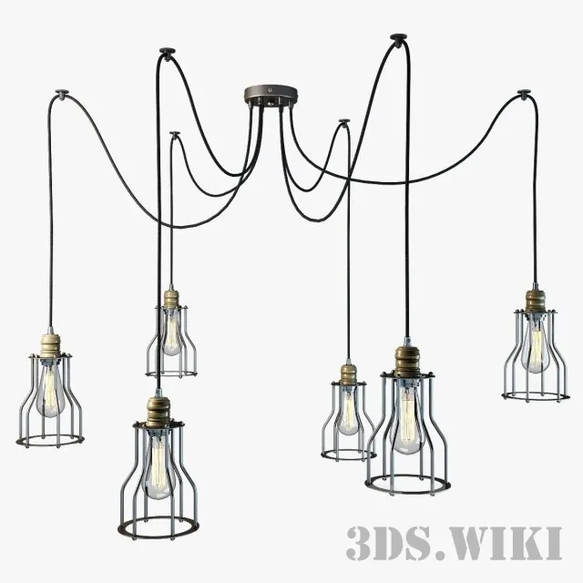 lighting - Ceiling Light Lussole 3D Model