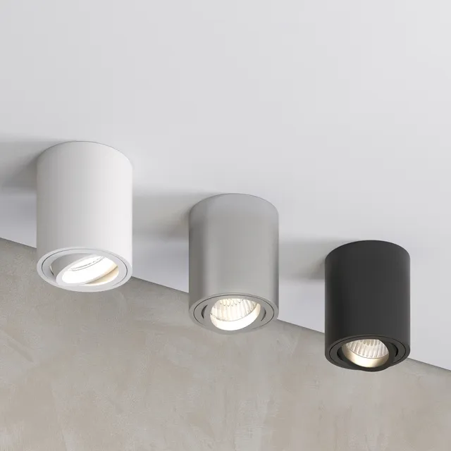 lighting - Ceiling surface lighting fixture Odeon light  3566  1C 3567  1C 3568  1C Tuborino 3D Model