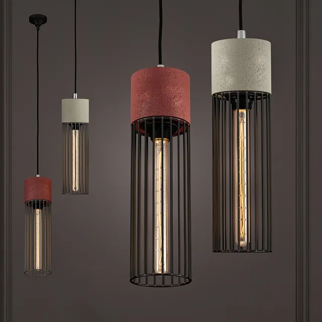 lighting - Cement Droplight Pendant Light 3D Model