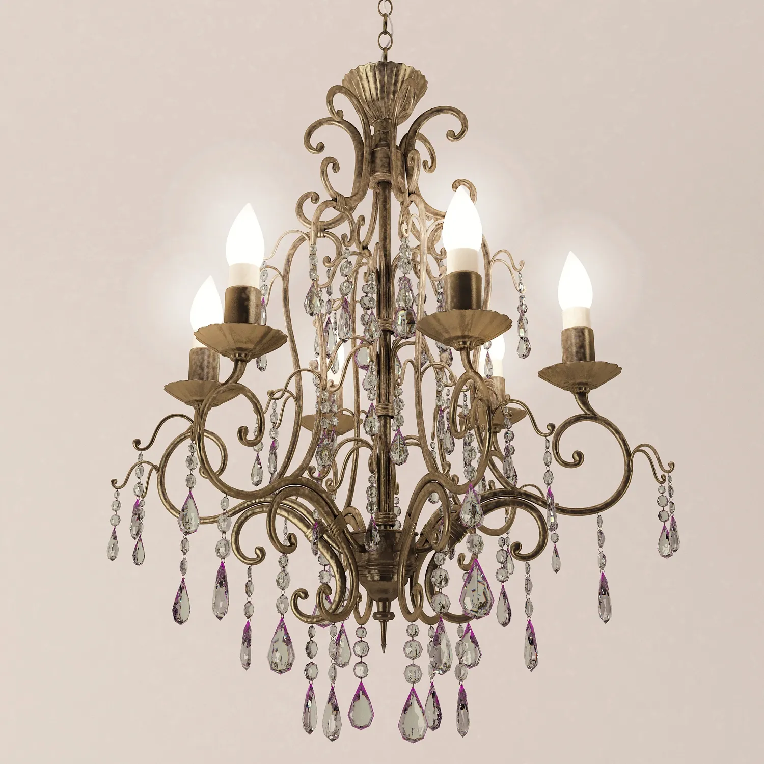 lighting - Chandelier ASTRA 3 3D Model