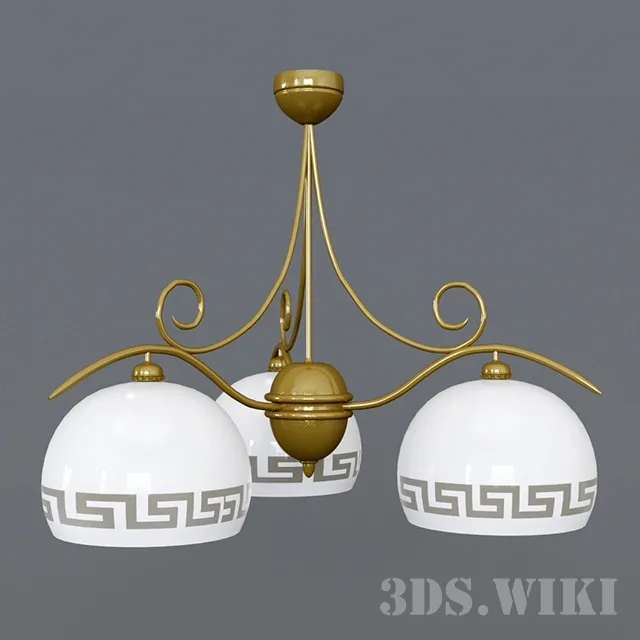 lighting - Chandelier Athena 3D Model