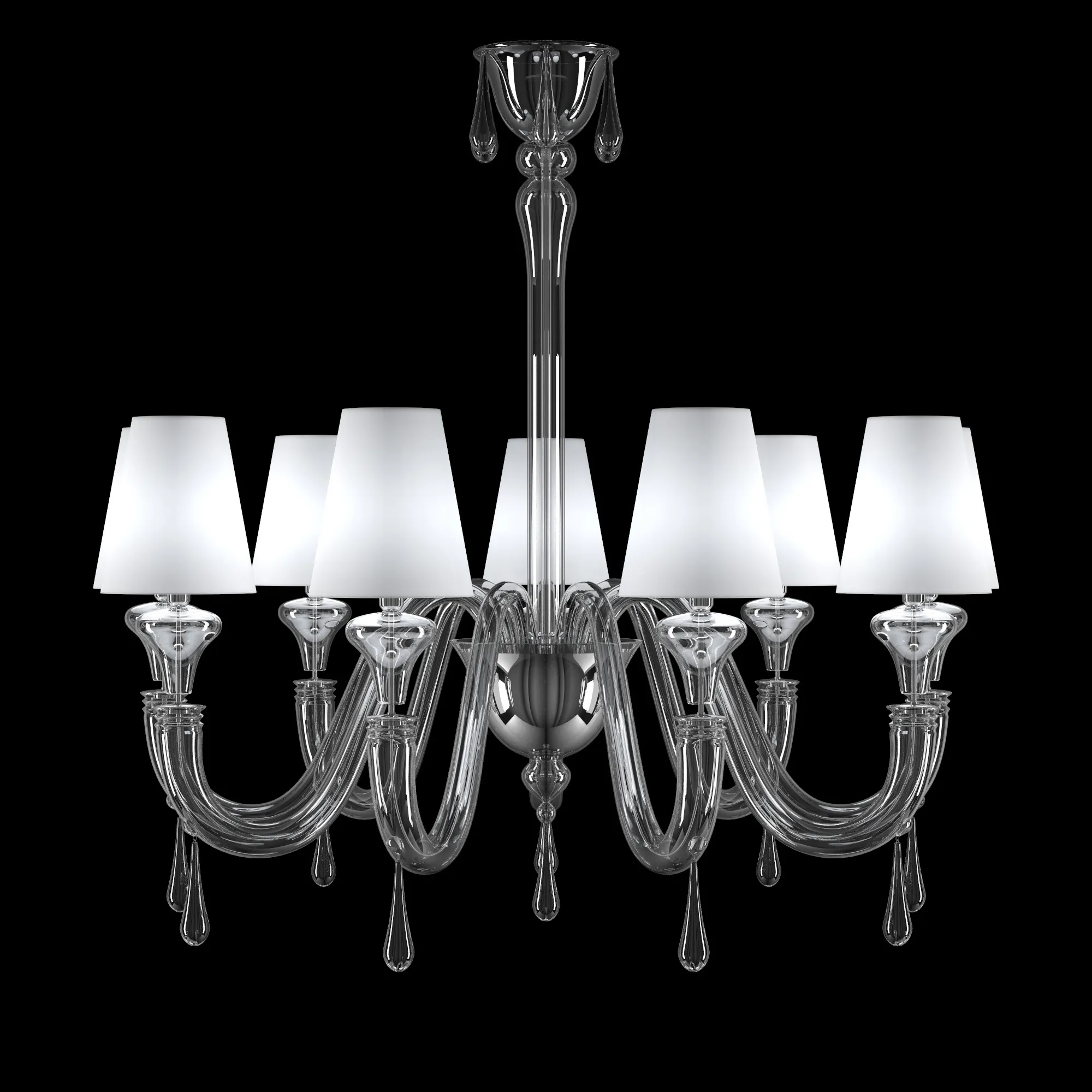lighting - Chandelier Barovier 02 3D Model