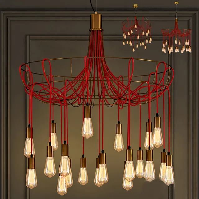 lighting - Chandelier Blood Wire 21 3D Model