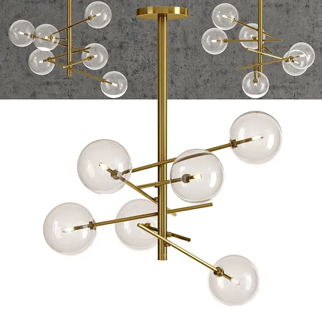 lighting - Chandelier Bolle hanging lamp Gallotti & radice 3D Model