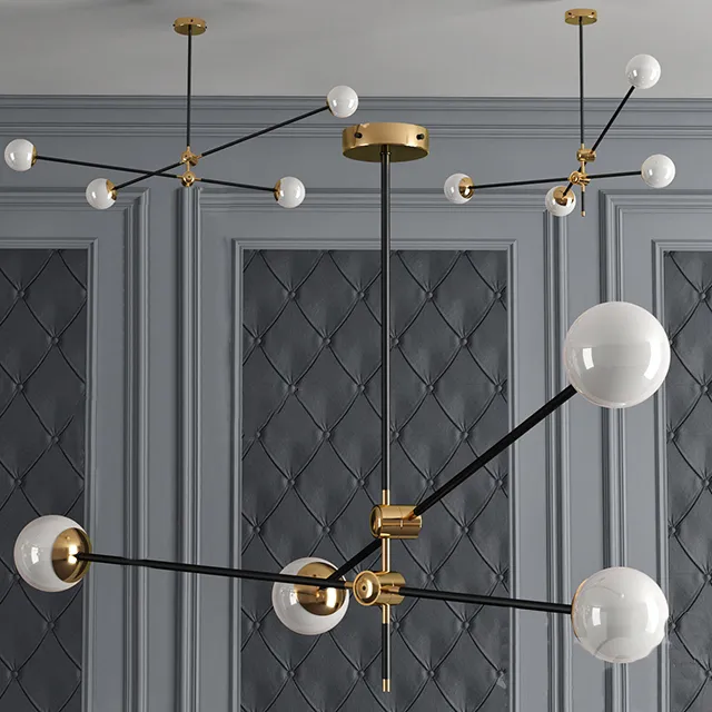 lighting - Chandelier Bullarum Si-4 3D Model