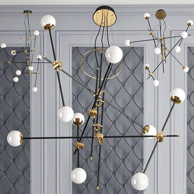 lighting - Chandelier Bullarum St-9 3D Model
