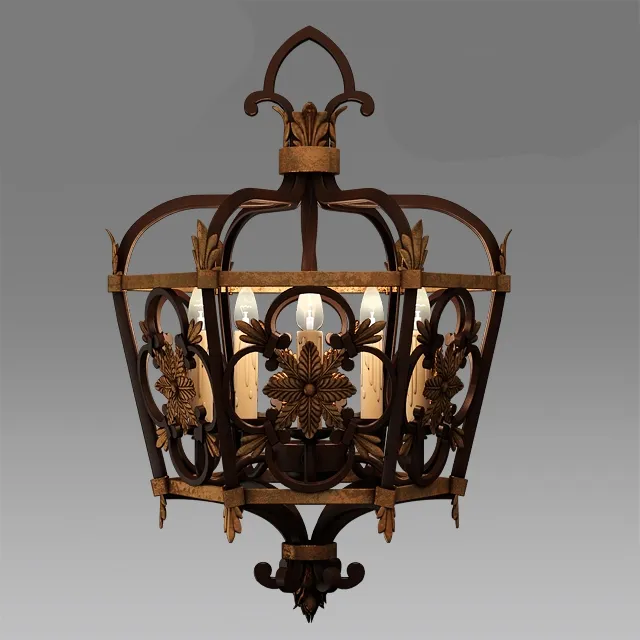 lighting - Chandelier Castile  242749ST Fine Art Lamps 3D Model